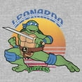 thumbnail image 2 of Girl's Teenage Mutant Ninja Turtles Sunset Leonardo in Action Graphic Tee Athletic Heather X Large, 2 of 5