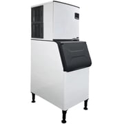 350 Lbs/ 24H Commercial Ice Maker Split Ice Cube Machine Cafe, Free Standing Ice Cube Machine 110V, NSF