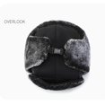 thumbnail image 4 of Sombrero unisex de protección para el oído de invierno, gorro de piel sintética para hombre, gorro de piel sintética con solapa para el oído, máscara a prueba de viento, gorro de caza de nieve fría # Feliz Sencillez, 4 of 5