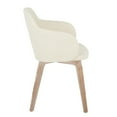 thumbnail image 5 of Boyne Chair, Upholstered Dining Chairs, Contemporary Dining Chair, Kitchen Chairs for Dining Table, Dining Chairs Set of 2 (Cream Noise Fabric), 5 of 6
