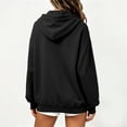 thumbnail image 7 of Weikingp Zip Up Hoodie Women Sport Jackets Hoodies for Women Pullover Sweatshirts Hoodies Y2k Sweatshirt for Women Sweat Jackets Workout Jackets Cute Hoodies Long Sleeve Hoodies Black L, 7 of 7