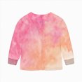 thumbnail image 5 of Toddler Baby Girl Clothes 2T 3T 4T 5T 6T 7T 8T Girl Outfit Long Sleeve Pants Tie-dye Sweatshirt Pants Fall Winter Clothes Set Toddler Girl Outfit For 2t 3t 4t 5t 6t Children Hot Pink 3-4 Years, 5 of 6