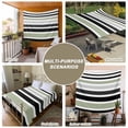 thumbnail image 6 of Sage Green Black Stripe Small Tapestry for Bedroom Wall Hanging Tapestry,Modern Abstract Coarse Striped Ceiling Backdrop Tapestries Poster Blanket Wall Decor for Teens Room Living Room Dorm 23" x 28", 6 of 8