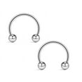 thumbnail image 2 of Ayyufe 10Pcs Women Horseshoe Hoop Body Piercing Ring Surgical Steel Nose Tragus Lip Piercing Ring Fashion Jewelry Accessory, 2 of 5