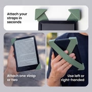 Strapsicle E-reader Cross Straps for Select Kindle and Kobo Devices, Large (Black)