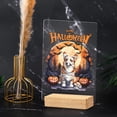 thumbnail image 4 of Mummy Corgi Happy Halloween with Pumpkins Bats Spooky Fun Acrylic Plaque Sign Ashwood Base Welsh Corgi Dog Lover Gifts Idea Home Desk Decor - 00019, 4 of 5