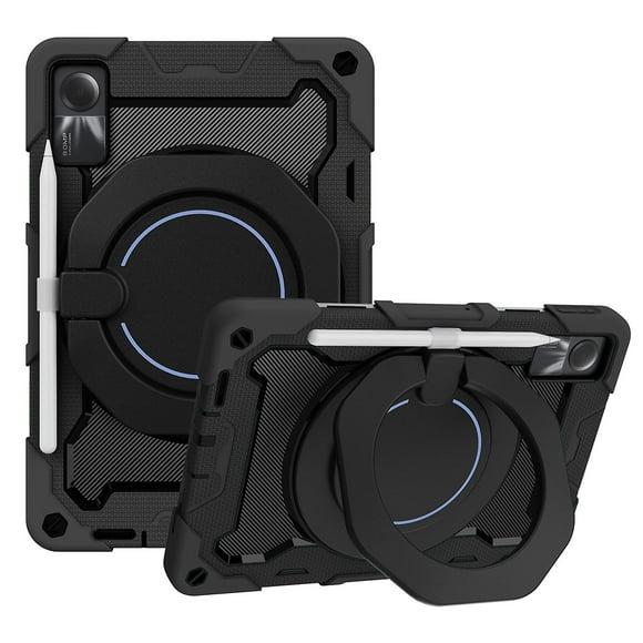 T Gift Of compatible Xiaomi Redmi Pad SE Tablet Case PC+Silicone Cover with Grip Kickstand