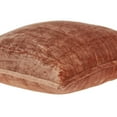 thumbnail image 3 of 20" X 7" X 20" Transitional Orange Solid Quilted Pillow Cover With Poly Insert, 3 of 5