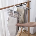 thumbnail image 3 of Perchas Ganchos para Pantalones Ropa, Perchas Plegables Antideslizantes, Organizador de pantalones Ahorra Espacio, Multifuncionales para Colgar Pantalones, Bufanda, Corbata, Ropa, 3 of 4