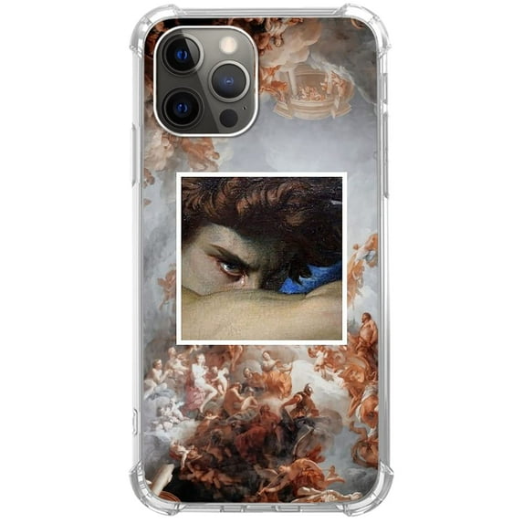 Fallen Angel Case for iPhone 11 Pro Max,Aesthetic Art Design TPU Shock-proof Cover Case
