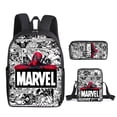 thumbnail image 2 of Deadpool Deadpool Bag Three-piece Set, Student Shoulder Bag, 3D Printing, Game Characters, Travel Bag-week, 2 of 3