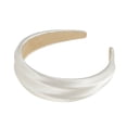 thumbnail image 5 of Unique Bargains 1 Pc Headband Wide Satin Hair Accessories Beige, 5 of 5