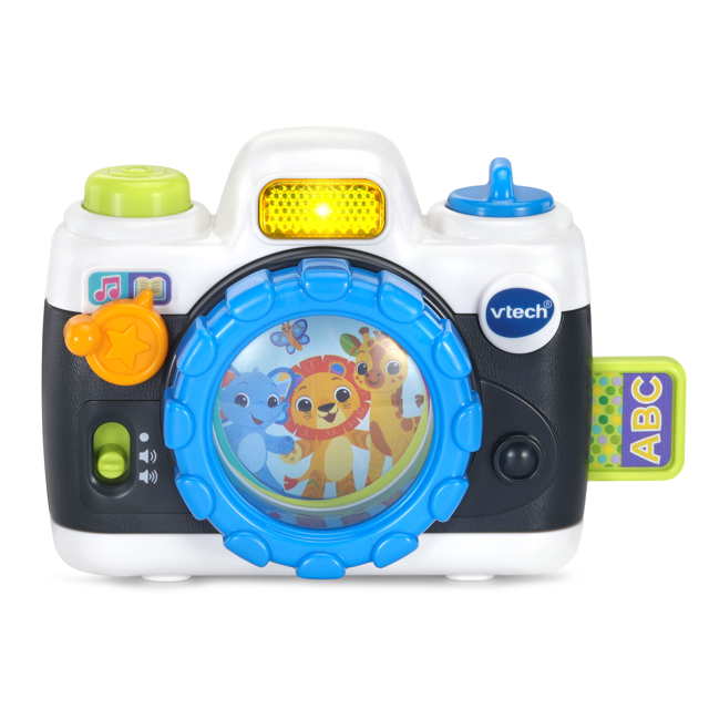 VTech Snap & Giggle Learning Camera With Realistic Sounds - Baby and Toddler Toys - French Version, 6-36 Months