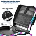 thumbnail image 4 of FORMRS Zipper Binder with Shoulder Strap 2-inch Ring 500 Sheet Capacity File Bag, Abstract Drawing, 4 of 5