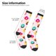 thumbnail image 2 of Fotbe Donut Calcetas Divertidas Estampadas para Hombre y Mujer, Calcetas de Algodón hasta la Rodilla para Caminar, Correr, Enfermería y Embarazo, 2 of 6