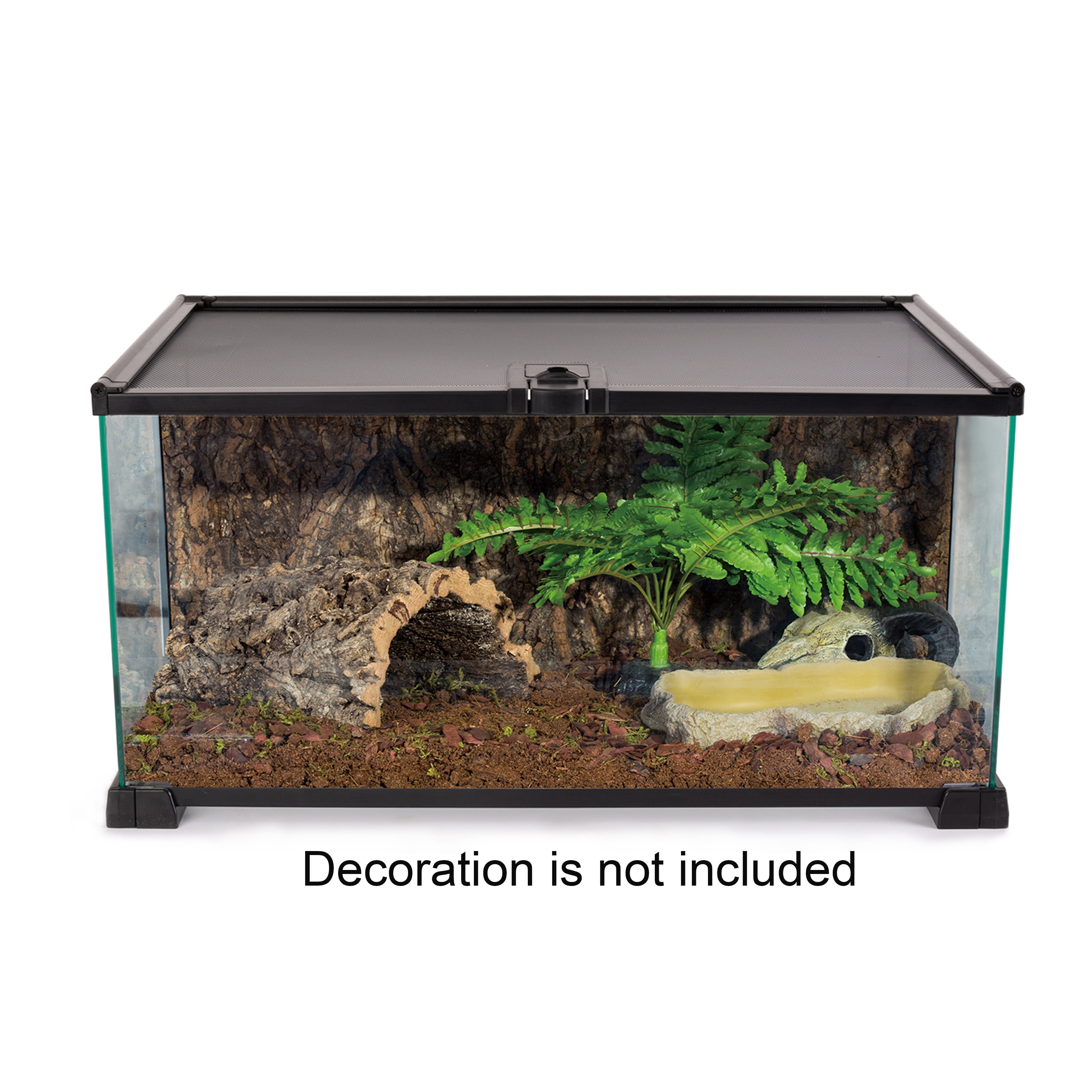 Snakes Turtles Spiders Caige Reptile Tank,Solid Wood Safe Feeding Reptile Terrarium Kit for Lizards Etc Small Animals