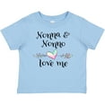 thumbnail image 3 of Inktastic Nonna and Nonno Love Me Heart Grandchild Boys or Girls Baby T-Shirt, 3 of 5