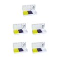 thumbnail image 2 of sweethay Caja de pastillas portátil Splitter Tablets Organizador Adultos Ancianos Estuche de gran capacidad Sellado Contenedor independiente Suministros Blanco 5piezas sweethay CBP163763, 2 of 6