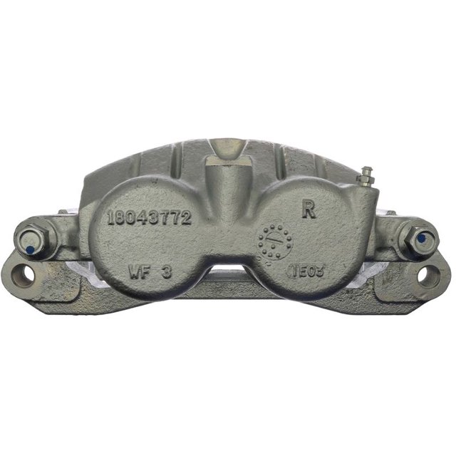 Raybestos Brakes Brake Caliper RC11988CS R-Line; OE Replacement; 2 Inch Caliper Piston Diameter; Loaded Caliper; Cast Iron; With Bracket