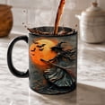 thumbnail image 4 of Halloween Mug,Halloween Desk Decor,Halloween Witch Ceramic Mug, Reusable Festive Coffee Tea Cup for Home Office Desk Decor Holiday Gifting(A 12oz), 4 of 7