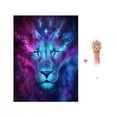thumbnail image 2 of Cuadro de diamantes de imitación de León 5D Diy, artesanía de animales, pintura de diamante de cristal DIY, decoración de habitación de punto de cruz con bolígrafo Eigraketly ZHF0162, 2 of 6