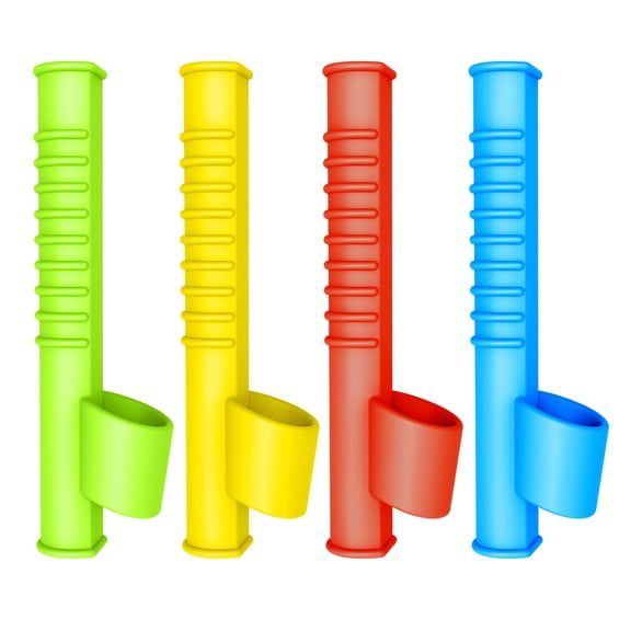 4 Pack Pencil Grippers Finger Grips Handwriting Trainer Holder AdHd Tools for Sensory Friendly Tool for Students, Teachers, Therapists, and All Ages Classroom Must Haves