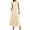 Beige, variant on Summer Maxi Dresses for Women Sleeveless A Line Flowy Long Casual Sundress Wedding Guest Fashion Clothing