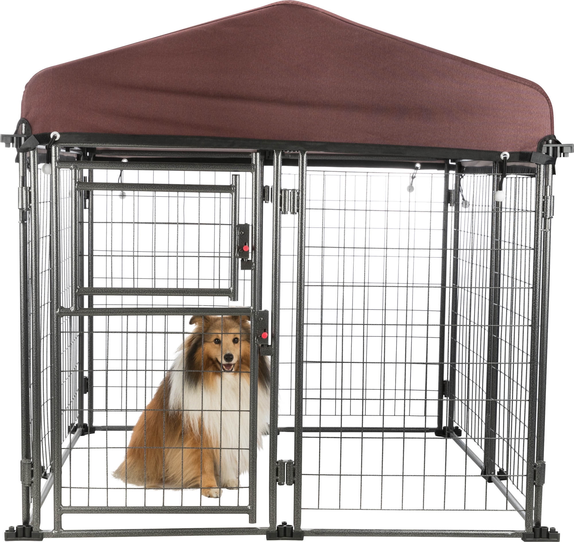 Imler expanded metal yard kennel top
