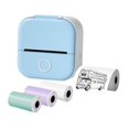 thumbnail image 1 of Bunblic Printer Receipt Printer for 57x30mm Paper Gift Pocket Printer Sticker Maker Machine for Study Notes Pictures Office Home Memo Blue, 1 of 8