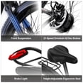 thumbnail image 3 of PUJH Electric Dirt Bike 2000W 48V 17.5Ah Long Range 34MPH 30-80mi 60Nm 29x2.1 Tire Front Fork Disc Brake 30Deg Climb 330lb 6061 Aluminum for Adults, 3 of 9