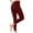 Red, variant on AherBiu Yoga Pants for Women Slim Fitted Stretch Bottoms Leggings High Waisted Workout Athletic Pants