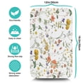thumbnail image 5 of 2 Pack Washable Rubber Multicolored Flower Leaves Dish Drying Mats for Kitchen Counter Home Large Coffee Bar Pad Accessories and Decor for Utensils Stemware (2pcs 19.5''x12''), 5 of 6