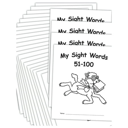 Teacher Created Resources My Own Books: My Sight Words 51-100 Workbook 25/Pack EP-62143