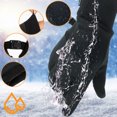 thumbnail image 6 of Duety Winter Warm Cycling Touch Screen Gloves Non-slip Thermal Warm Gloves Splash-Proof Silicone Gloves with Reflective Strip for Cold Weather Outdoor Running Hiking Motorcycle, 6 of 8