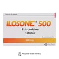 thumbnail image 1 of Ilosone Eritromicina 500 mg 20 tabletas, 1 of 2