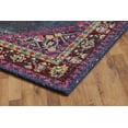 thumbnail image 4 of Handcraft Rugs Persian Rug - Faded, Oriental Distressed Area Rug - Modern Vintage Design Persian Area Rug - Abstract, Multicolor Kashan Design Persian Rug - Cherry/Navy Blue/Yellow / Gary 5 x 7 feet, 4 of 6