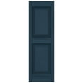 thumbnail image 4 of Ekena Millwork 14 3/4"W x 35"H Mid-America Vinyl, Standard Size Williamsburg Double Panel Shutters, w/Installation Shutter-Lok's & Matching Screws (Per Pair), 036 - Classic Blue, 4 of 14