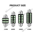 thumbnail image 2 of KEIN Festoon Led Car Led Light C10W C3W Signal Lamp C5W LED Bulb 31mm 36mm 39mm 41mm 12V White Crystal Blue 2835 SMD Car License Plate Interior Reading Dome Light Plate Door Lamp Car Indicator Light, 2 of 3