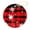 pattern-2, variant on Ceramics Ornaments Merry Christmas Rooster Christmas Bauble Rooster Painting Country Christmas Tree Ceramic Ornament Decoration Funny Gifts for Women/Men
