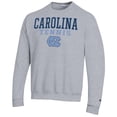 thumbnail image 2 of Men's-Champion Gray North Carolina Tar Heels Tennis Stacked Powerblend Pullover Sweatshirt, 2 of 3