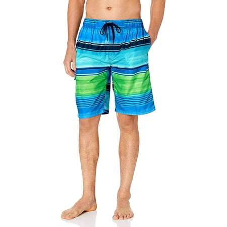 Kanu Surf Men's Flex Swim Trunks (Regular & Extended Sizes) X-Large Avalon Royal/Green