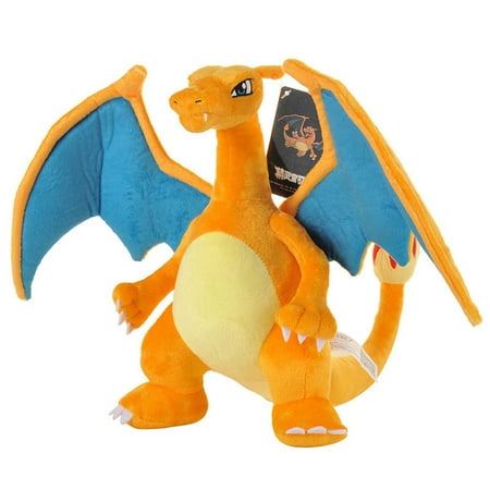 SeekFunning 12" Pocket Monster Toys Charizard Plush Stuffed Animal All Star Collection Toys for Kids Gifts