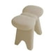 thumbnail image 3 of Taburete de tocador tapizado, reposapiés decorativo, taburete para pasillo Blanco, 3 of 9