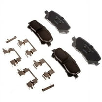 ACDelco Silver Ceramic Brake Pad Set, w/ Hardware Fits select: 2015-2020 CHEVROLET COLORADO, 2015-2020 GMC CANYON