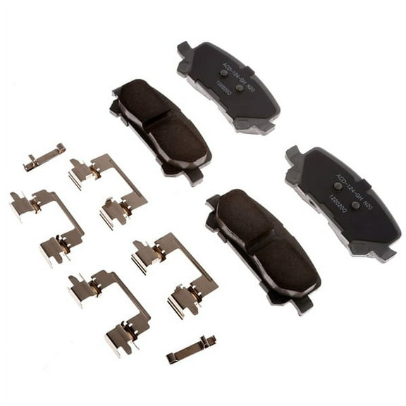 ACDelco Silver Ceramic Brake Pad Set, w/ Hardware Fits select: 2015-2020 CHEVROLET COLORADO, 2015-2020 GMC CANYON