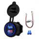 thumbnail image 1 of Niversal Car Qc3.0 Adaptador de toma de corriente de cargador USB de puerto dual 5v 2.4a Ip66 con cable de 60 cm Feliz Sencillez, 1 of 5