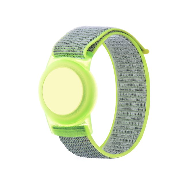 CSChome Protective Cover Kids Wristband Breathable Wear Resistant Adjustable Nylon Watch Band GPS Holder Protective Case AirTag