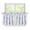 Beautiful Butterfly, variant on FUIALDOLG White Peacock Kitchen Tier Curtains 36" Length Short Curtains Set Rod Pocket Small Half Window 2 Panels Farmhouse Window Curtains for Bathroom