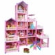 thumbnail image 3 of Kit De Construcción De Casa De Muñecas Para Niñas, 274 Piezas, Kit De Construcción De Castillo De Casa De Muñecas Rosa, Cultiva La Creatividad Para La Escuela, 3 of 8