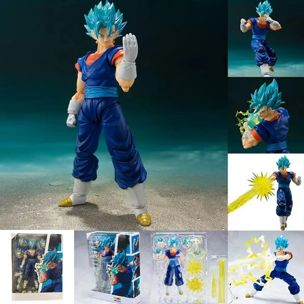 KEVCHE Dragon Ball Z Figuras Juguetes, 18cm Figuras DBZ Vegetto Figura Juguetes de Dragon Ball Figura de Accion Anime Juguetes de Coleccion, para Regalos de Fans Edad 3+